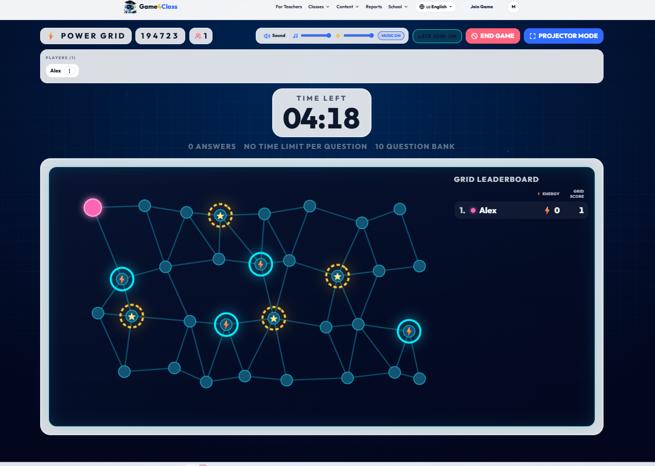 Game4Class World Gameplay Screenshot